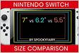 Nintendo Switch Console Screen Size Comparison Original vs